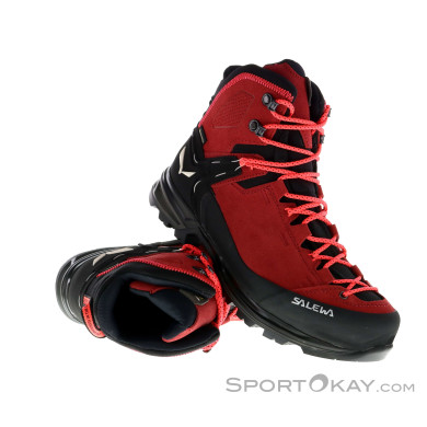 Salewa MTN Trainer 2 Mid GTX Damen Bergschuhe Gore-Tex-Rot-7