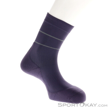 CEP Reflective Mid Cut Compression Herren Socken-Lila-5