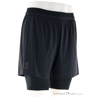 On 5" Performance 2-in-1 Herren Laufshort-Schwarz-XL