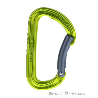 Ocun Falcon Bent Schnappkarabiner-Grün-One Size