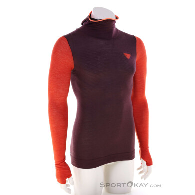 Dynafit Tigard Merino LS Herren Funktionsshirt-Rot-M