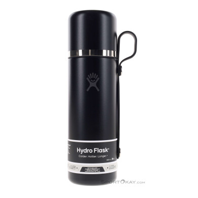 Hydro Flask Hot Flask & Cup 828ml Thermosflasche-Schwarz-One Size