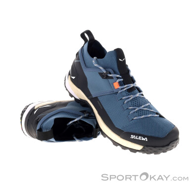 Salewa Puez 2 Knit PTX Herren Trekkingschuhe-Blau-10