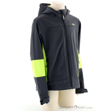 CMP Fix Hood Kinder Outdoorjacke-Schwarz-128