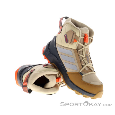 adidas Terrex AX4R CW+ Mid Kinder Wanderschuhe-Beige-32