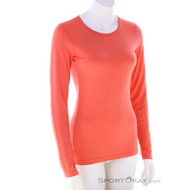 Ortovox 150 Cool Clean L/S Damen Shirt-Pink-Rosa-XS