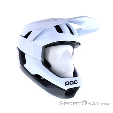 POC Otocon Race MIPS Fullface Helm-Weiss-M
