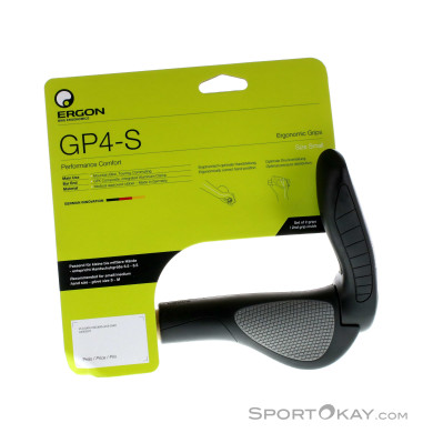 Ergon GP4 Standard Griffe-Schwarz-L