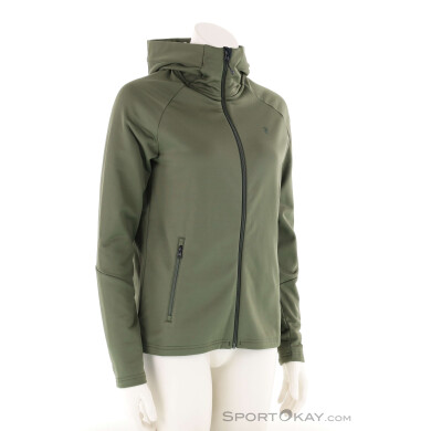 Peak Performance Rider Essentials Zip Hood Damen Sweater-Oliv-Dunkelgrün-M
