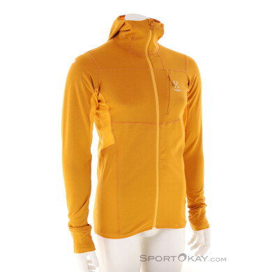 Haglöfs L.I.M Mid Comp Hood Herren Sweater-Orange-M