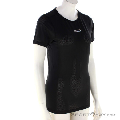 ION Baselayer MTB S/S Damen Bikeshirt-Schwarz-M