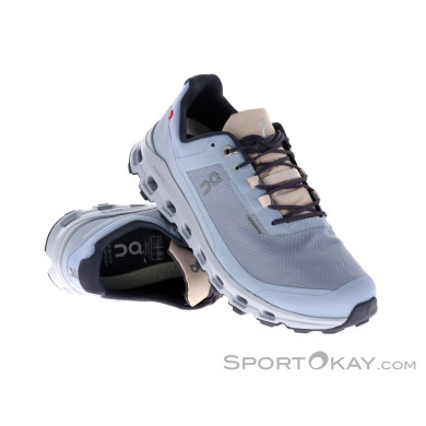 On Cloudvista Waterproof Damen Traillaufschuhe-Hell-Blau-5,5