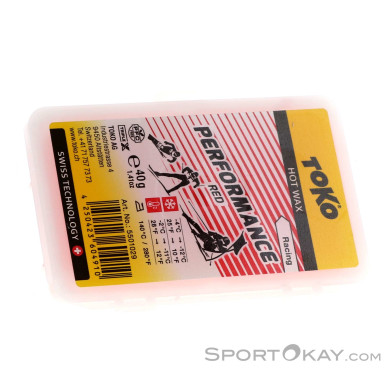 Toko Performance red 40g Heisswachs-Rot-40
