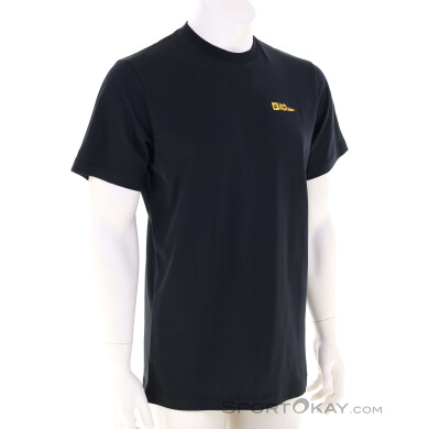 Jack Wolfskin Essential T Herren T-Shirt-Schwarz-M