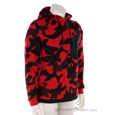 The Mountain Studio Organic Cotton Camo Hood Sweater-Rot-S