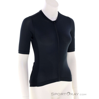 Rapha Pro Team Training S/S Damen Bikeshirt-Schwarz-S