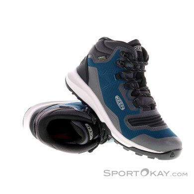 Keen Tempo Flex WP GTX Damen Wanderschuhe Gore-Tex-Blau-5,5