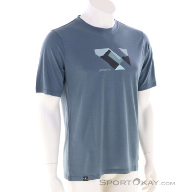Ortovox 140 Cool Landscape TS Herren T-Shirt-Grau-L