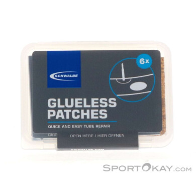 Schwalbe Glueless Patch Kit Flickset-Weiss-One Size