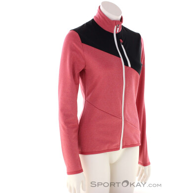 Löffler Midjacket Stretchfleece Damen Fleecejacke-Pink-Rosa-38