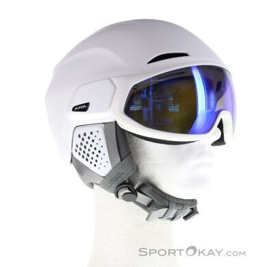 Alpina Alto Q-Lite Skihelm-Blau-55-59