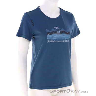 Chillaz Iseo Time To Chill Damen T-Shirt-Dunkel-Blau-36