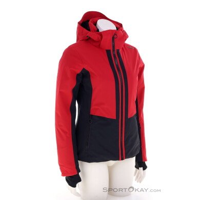 CMP Zip Hood Damen Outdoorjacke-Rot-38