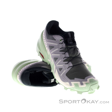 Salomon Speedcross 6 Damen Traillaufschuhe-Oliv-Dunkelgrün-6,5