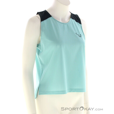 Dynafit Sky Crop Top Damen Tanktop-Blau-M
