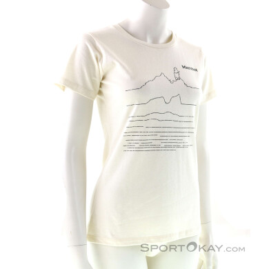 Marmot Caligata Tee Damen T-Shirt-Weiss-XL