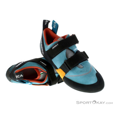Scarpa Force V Damen Kletterschuhe-Türkis-37,5