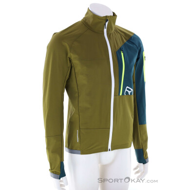 Ortovox Berrino Herren Tourenjacke-Oliv-Dunkelgrün-M