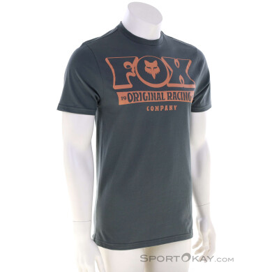 Fox Banner Premium Herren T-Shirt-Grau-M
