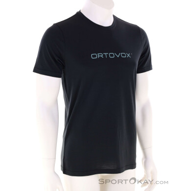 Ortovox 150 Cool Brand Herren T-Shirt-Schwarz-M