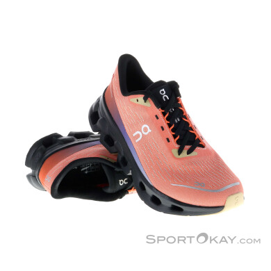 On Cloudspark Damen Laufschuhe-Orange-8,5