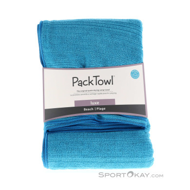 Packtowl Luxe Beach Handtuch-Blau-One Size