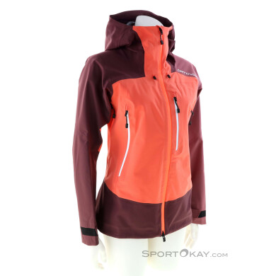 Ortovox Westalpen 3L Damen Outdoorjacke-Dunkel-Rot-S