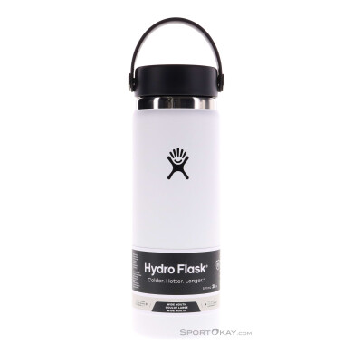 Hydro Flask 20oz Wide Mouth 591ml Thermosflasche-Weiss-One Size