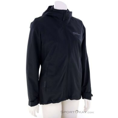 Jack Wolfskin Moonrise 3in1 Damen Outdoorjacke-Schwarz-S