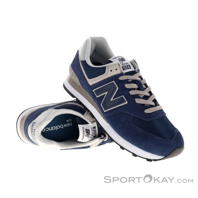 New Balance 574 Herren Freizeitschuhe-Dunkel-Blau-44,5