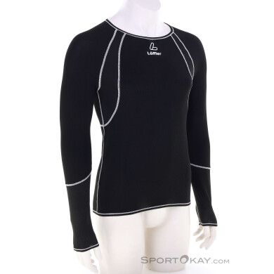 Löffler L/S Airvent Transtex Light Herren Funktionsshirt-Schwarz-50