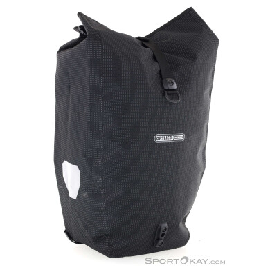 Ortlieb Back-Roller High-Vis QL3.1 20l Gepäckträgertasche-Schwarz-One Size