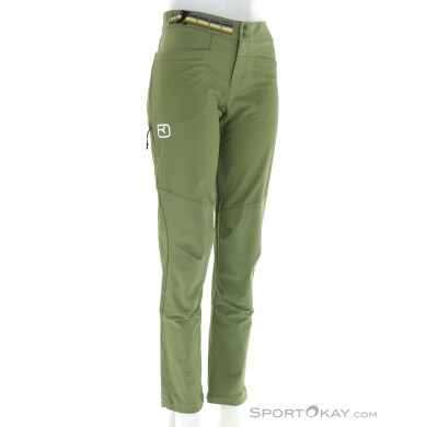 Ortovox Pala Pants Damen Kletterhose-Oliv-Dunkelgrün-M