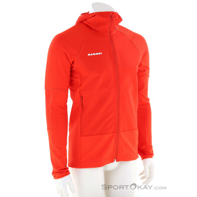Mammut Massone ML Hooded Herren Outdoorjacke-Rot-M