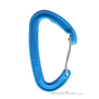 Wild Country Wildwire Schnappkarabiner-Blau-One Size