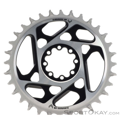 Sram T-Type XXSL Eagle 3mm 12-Fach Kettenblatt-Silber-38