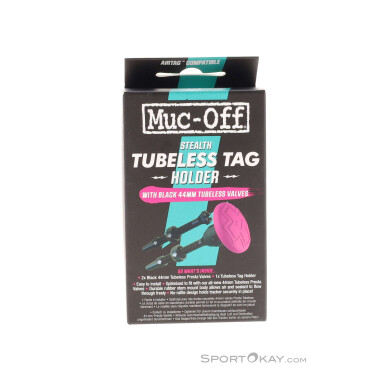 Muc Off Stealth Tubeless TagHolder 44mm Ventile-Schwarz-One Size