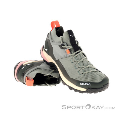 Salewa Puez 2 Knit PTX Damen Trekkingschuhe-Grau-6