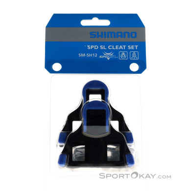 Shimano SM-SH12 2° Pedal Cleats-Schwarz-One Size
