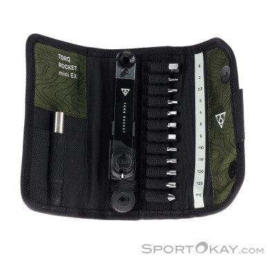 Topeak Torq Rocket Mini EX 2-10NM Drehmomentschlüssel-Schwarz-One Size